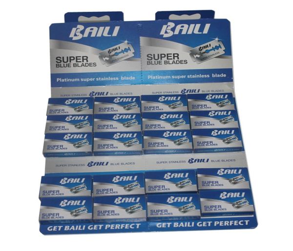 

200 counts safety razor blades double edge blades manual shaver blade for men shaving de rasoir 10pcspack204605788