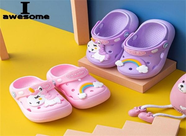 

children kids baby boys girls mules clogs summer croc garden beach slippers sandals cave hole baby shoes for boys girls 2206061646681, Black;red
