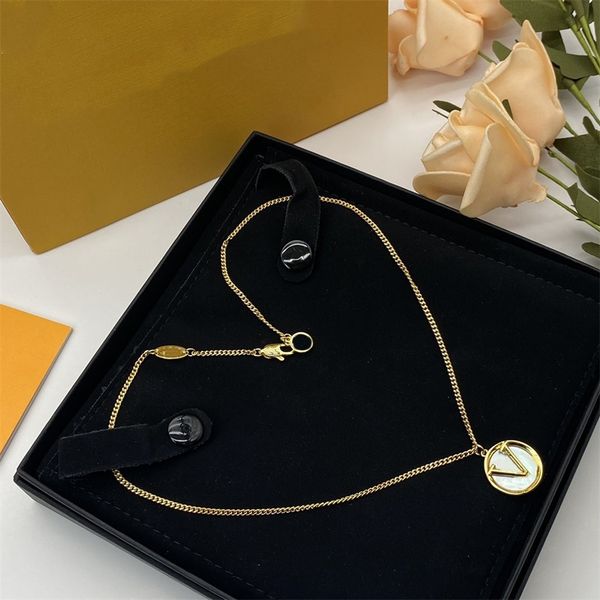 

designer letter luis pendant vuttonity necklace water diamond flow ring brand necklace jewelry lhxolsa, Silver