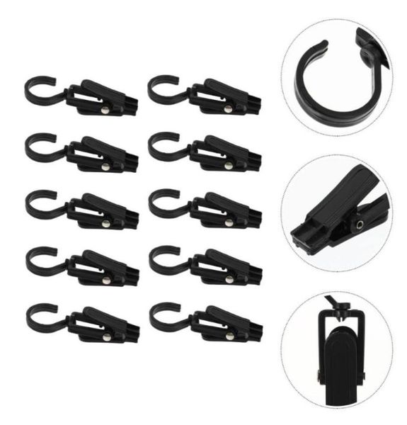 

cords slings and webbing 10pcs 360 degree rotatable curtain hooks clips coat7378471
