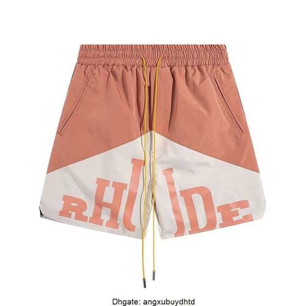 

designer shorts rhude shorts men fashion swim shorts men women gym pants casual beach shorts loose shorts for mens womens, White;black