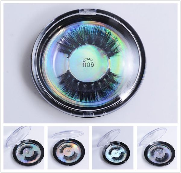 

28 styles 3d silk protein mink false eyelashes soft natural thick fake eyelashes eye lashes lashes with round box ship7724234