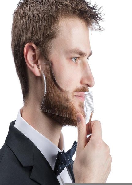 

men beard shaping styling template comb transparent men039s beards combs beauty tools for hair trim templates hairstyles d1366029