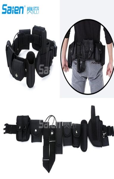 

versatile security tactical modular equipment system molded duty belt set for flashlight holster baton holster4659350, Black;green