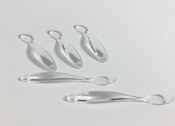 

mini cosmetic tool spatula scoop disposable mask clear plastic spoon makeup cosmetic tools fast f11553893673