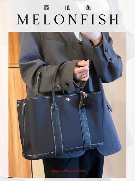 

designer h home tote bags for women online store melonfish black nylon garden bag 23 spring new style large capacity small crossbo with real