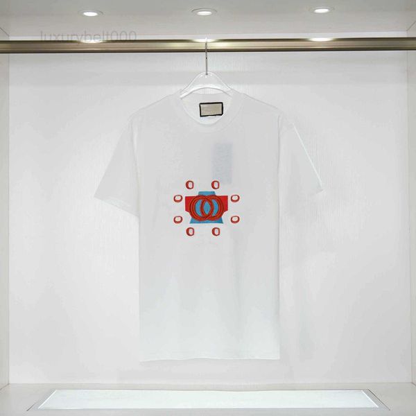 

men's t-shirts designer summer t shirt mens womens designers t-shirts loose tees man casual luxurys clothing streetwear shorts sleeve, White;black