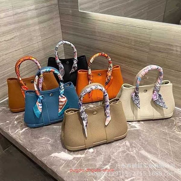 

party garden h home designer tote bags 2023 new layer cowhide womens bag one shoulder oblique span simple handheld big shopping buck with re