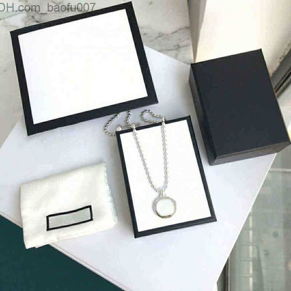 

pendant necklaces fashion necklace bracelet street circle pendant necklaces for man woman jewelry pendants bracelets z230629, Silver