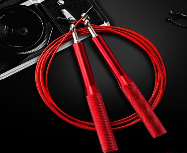 

new arrival adjustable jump ropes gym heavy steel handle swivel skipping rope aundefinedminum alloy material ropes for boxing fitness workou