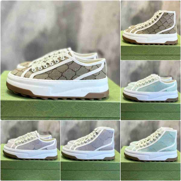 

2023 spring summer women high sneaker designer fashion classic increase cloth shoes leisure high and low shoes size 35-40, Black