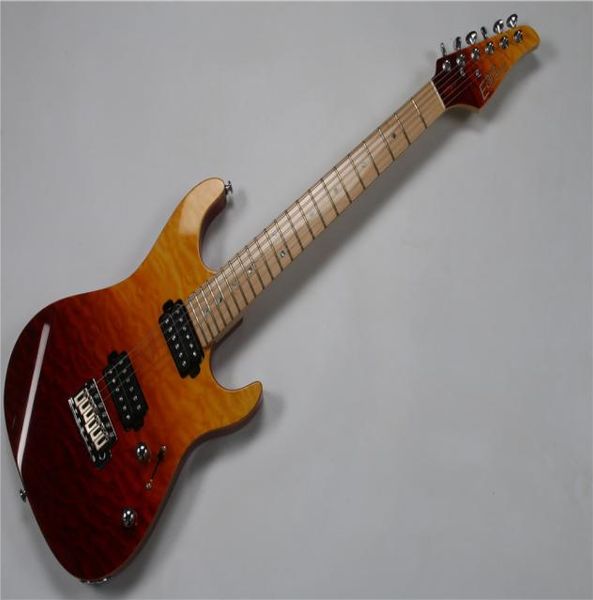 

gradient ramp electric guitar 6 strings guitarclouds maple aple fretboardhh pickupsmahogany bodychrome hardware22 frets7637426