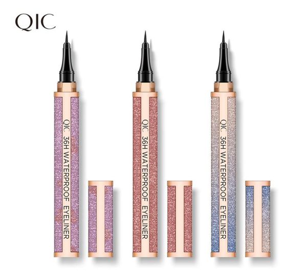 

qic starry sky 4d mascara eyeliner kits black waterproof longlasting liquid for eyelash eye liner makeup7594647