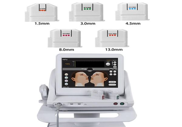 

2020 portable hifu ultrasound face machine antiaging antiwrinkle skin tightening machine hifu cartridges salon beauty equipments1703331
