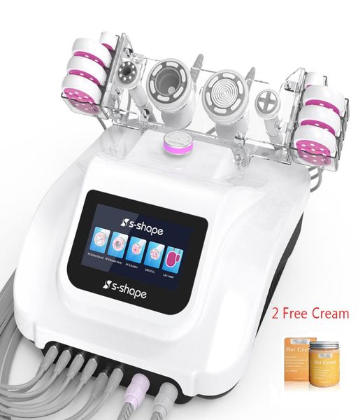 

mychway new design sshape ultrasound cavitation 30k rf emselectroporation suction body slimming beauty machine spa use9095967, Black;white