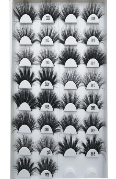 

25mm false eyelashes customzied logo luxury lashes dramatic lash 25 mm 3d mink eyelash6661284