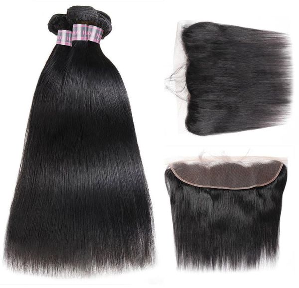

ishow human hair bundles with 13x6 transparent hd lace frontal closure body loose deep kinky curly straight water for women 828in1061124, Black