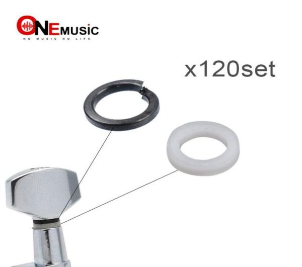 

120set mounting ferrulesgasketwashers for guitar tuning peg tuners machine heads replacement5440748