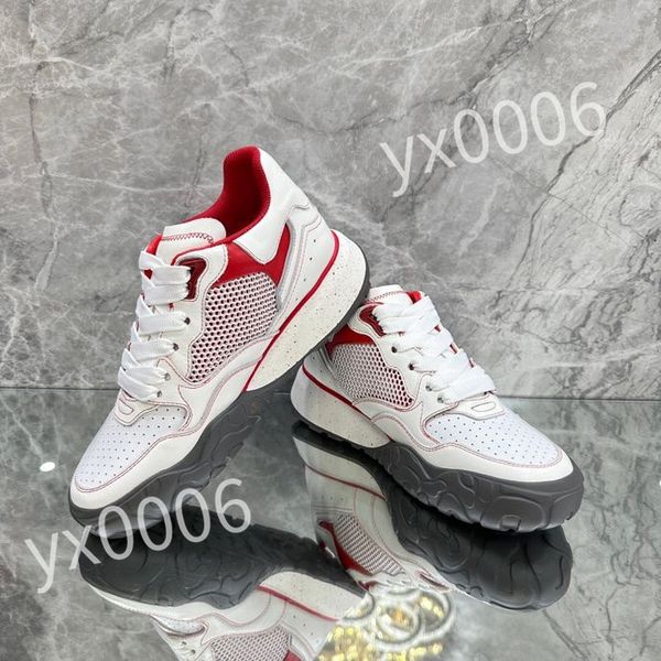 

2023 luxury fashion shoes office sneakers mens flats designer man running outdoor sports design sneaker platform zapatos mujer xsd230405, Black