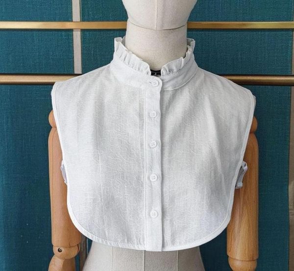 

bow ties fashion stand shirt fake collar for women detachable false female removable half girls faux col8354105, Black;gray