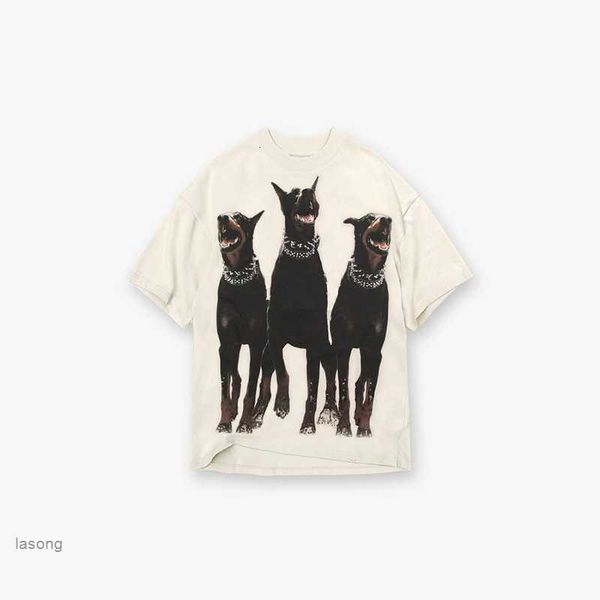 

22ss men's t shirt high street tee spring summer fashion oversized skateboard men women tshirtb26t, White;black