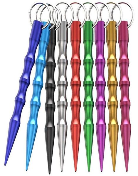 

self defense keychain tent nail car key chain aluminum alloy stick outdoor broken window nail3156039