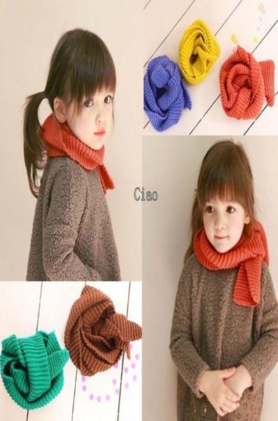 

kids scarf girls scarves child neckerchief autumn and winter scarf knitted scarves fashion warm neckerchief children039s scarve6374908, Red;brown