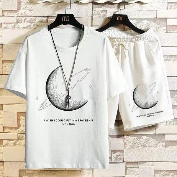 

men s tracksuits 2023 summer men s fashion casual short sleeve t shirt classic suit loose large size sports 4xl 230629, Gray