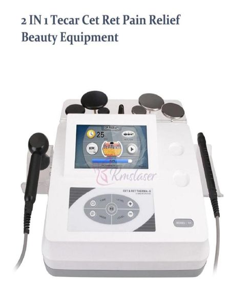 

2 in 1 cet ret physiotherapy monopolar rf equipment tecar therapy pain relief face lifting machine7468314