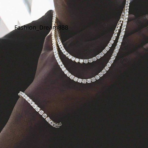 

2mm 3mm 4mm 5mm vvs d color moissanite sterling s925 silver rhodium plated bracelet moissanite tennis chain