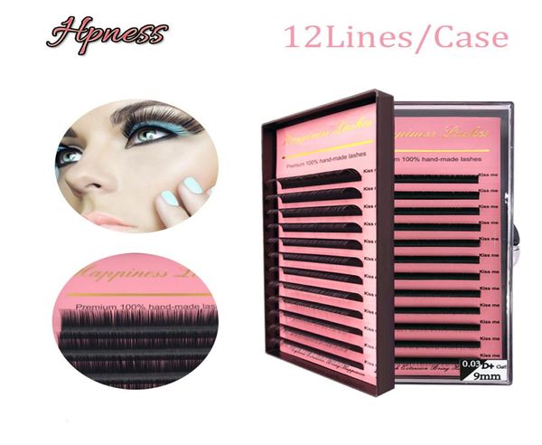 

3d individual lashes eyelash extension premium silk lashes 100 hand made natural color4825230