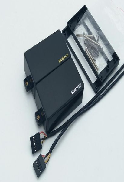 

em g hz pickups h4 h4a passive humbucker pickup set black new6762569