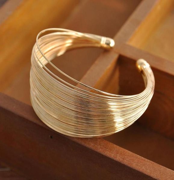 

bangle women multilayer open wide style jewelry statement bangles christmas5757768, Black