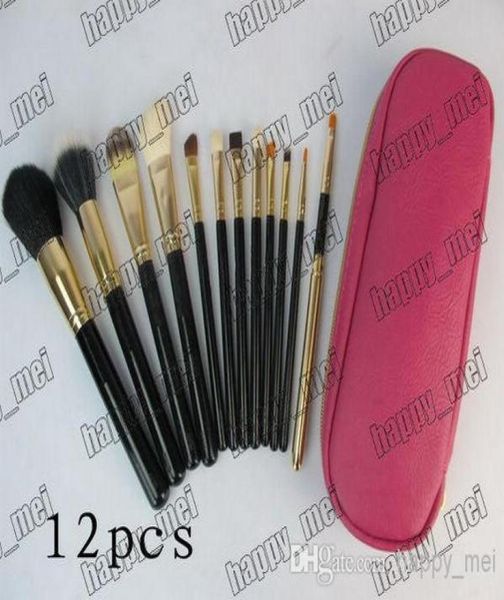 

epacket new makeup blusher 12 pieces brush with leather pouch8888308236