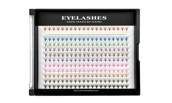 

premade fans 12 colores volume eyelash 240 extension 8101214mm lashes russian accepy oem order false eyelashes17419095