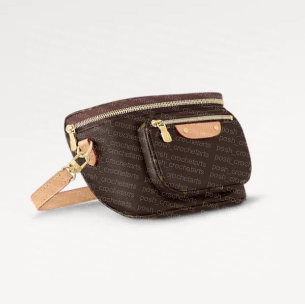 

fashion waist bags for women mini bumbag sold without box genuine leather strap