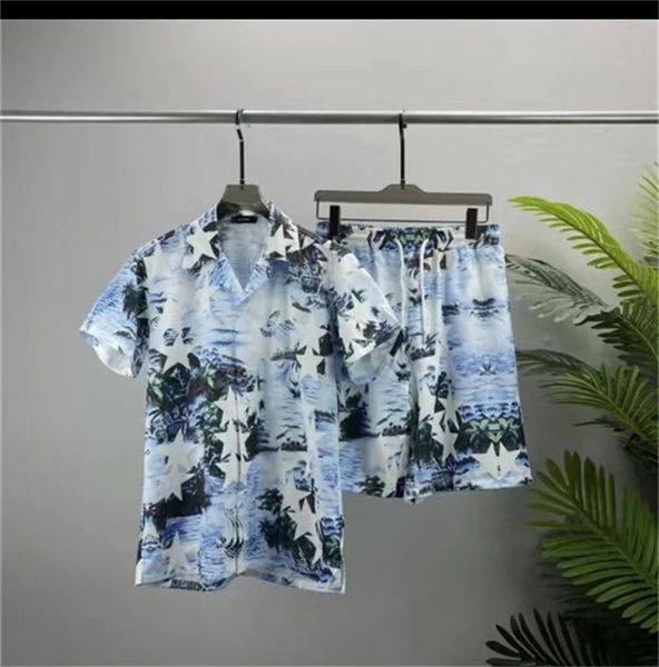 

mens flower tiger print shirts casual button down short sleeve hawaiian shirt suits summer beach designer dress shirts -3xl qw21, Gray