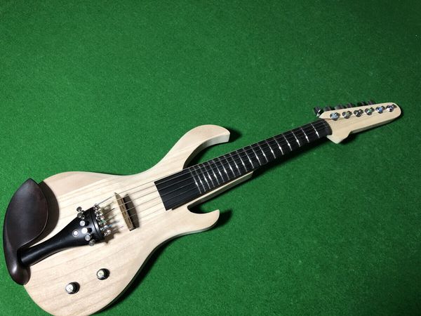 

new 6string electric violin 4/4 solid wood ebony fittings 19fret fingerboard