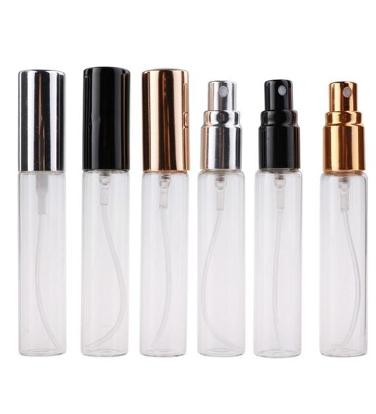

20pcslot 5ml 10ml 15ml clear thin glass spray bottle sample bottle whole travel bottle clear thin glass perfume spray 2207057856260
