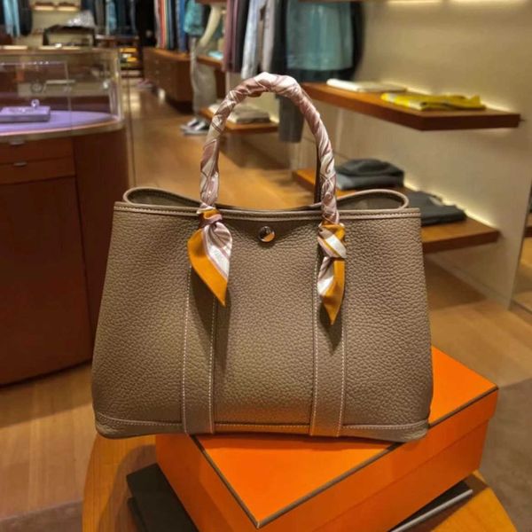 

original designer bags h home hand sewn wax thread genuine leather negonda cowhide garden bag with large capacity tote portable shopping for