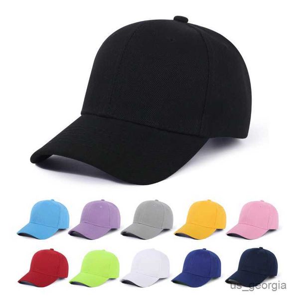 

ball caps kids snap back baseball cap solid color spring summer hip hop boy hats sun caps adjustable breathable outdoor travel kids hats r23, Blue;gray