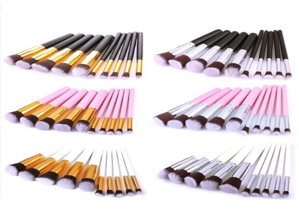 

10pcs makeup brush sets tools cosmetic brushes kits foundation eyeshadow eyeliner lip powder makeup tool3241594