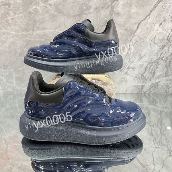 

luxury designer brand shoe for men women fashion calf leather platform runner trainers sneakers lightweight xsd221139, Black