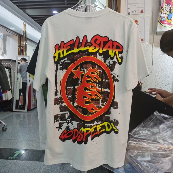 

real p t-shirt print loose men women short sleeve t shirt, Black;brown