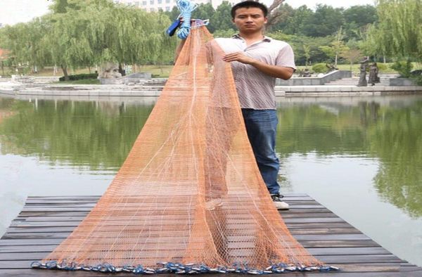 

finefish fishing net usa style cast network with sinker and without sinker sports hand throw fishing net small mesh cast neta2057873