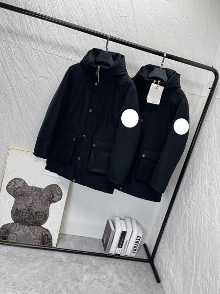 

autumn and winter explosion, new long hooded loose and thick down jacket, high-density sewing anti-run cotton, warm and cold resistance is e, Black;brown