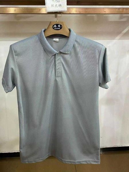 

2023ss spring summer thick fabric t shirt men women gray short sleeve tees pj56, Blue