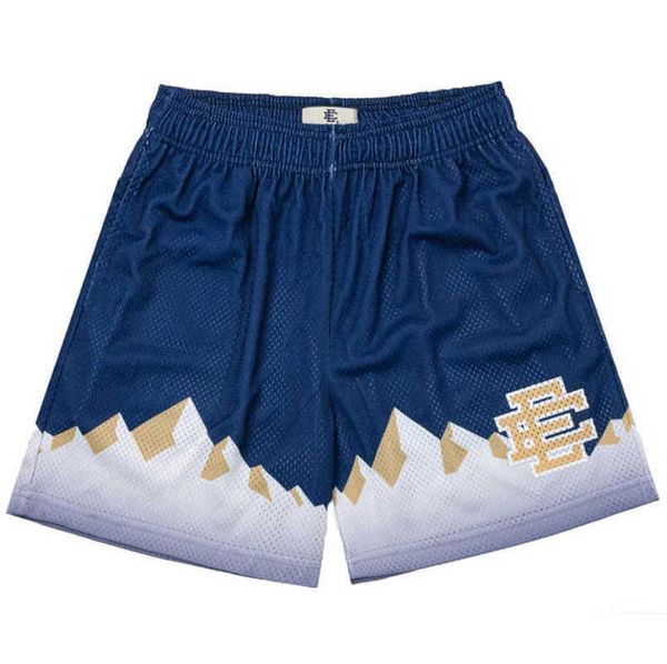 

luxury men's fashion ee shorts basic eric emanuel new york city skyline brand men women jog casual loose fitness sports beach pants mes, White;black