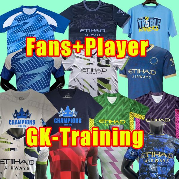 

haaland soccer jerseys 23 24 de bruyne phillips mans cities grealish sterling ferran mahrez manchesters foden 2023 2024 goalkeeper training, Black;yellow