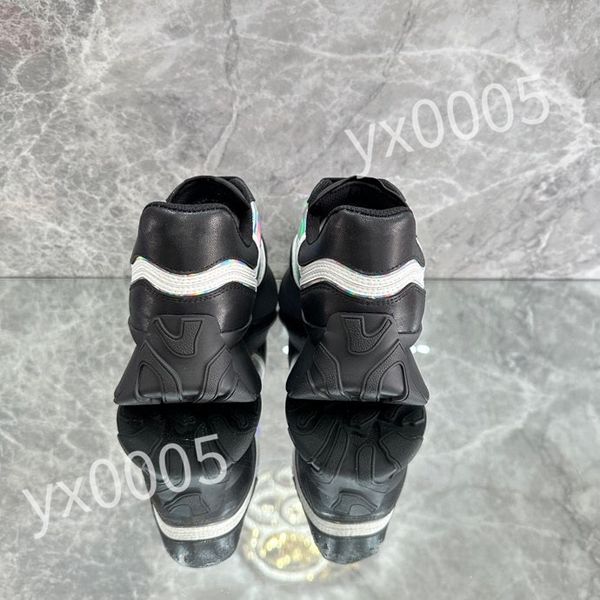 

2023 luxurys designer brand men womens platform casual shoe women sneakers super flex rubber sole trainers size 35-46 xsd230403, Black